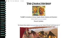 Desktop Screenshot of character-shop.com